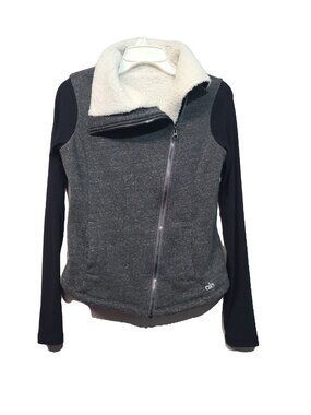 Alo Yoga Tao Jacket heather charcoal gray Size S